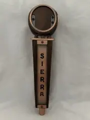 SIERRA NEVADA Three-Sided Iconic Tall Beer Tap Handle Copper & Wood 12"