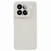 Compatible For Xiaomi 15 Case Precise Cut-Outs Straight Edge TPU Shockproof Phone Cover White
