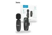 Hoco L15 Lightning Crystal Lavalier Wireless Digital Microphone - Black