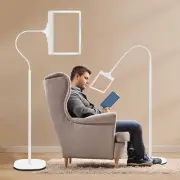 5X Floor Magnifying Glass with Light and Stand,43 LED Flexible Hands Free Mag...