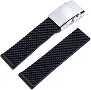 [SKXMOD] For Breitling Strap Soft Silicone Rubber Watch Band 22mm 24mm WatchBand Bracelet For Navitimer/Avenger/Superocean