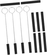 Kisangel 1 Set Piano Tuning Mute Kit Mute Forks Damper Strips Durable Rubber Tools for Easy Installation Essential Piano Tuning Accessories for All Musicians