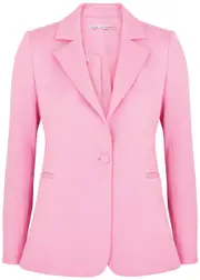 Alice + Olivia Macey Woven Blazer - Light Pink - 8 (UK12 / M) 8 (UK12 / M)