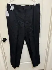 Timber Creek by Wrangler Flat Front Black Pants Men’s 40x32