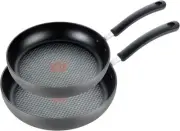T-fal Ultimate Hard Anodized Nonstick Fry Pan Set 2 Piece, 10, 12 Inch, Oven and
