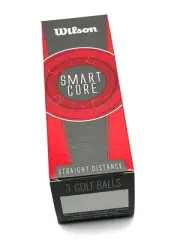 Wilson Smartcore Golf Balls Straight Distance 3 total Balls 1x3 pack NOS Nice