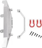 Tuperoymse Metal Front Bumper for C14 C24 C24-1 1/16 RC Car Truck & Crawler Upgrade Parts Accessories,Silver