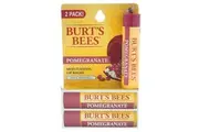 Pomegranate Moisturizing Lip Balm Twin Pack by Burts Bees for Unisex - 2 x 0.15 oz Lip Balm