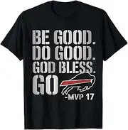 [JINNGLA] Be Good Do Good God Bless Go Bills T-Shirt
