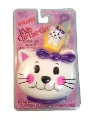 NEW Spray Co Kids On The Go Toothbrush Cover And Soap Travel Case Kitty Cat