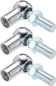 uxcell Gas Spring End Fitting M8 Female Thread 10.5mm Round Handle Dia A3 Steel 3pcs