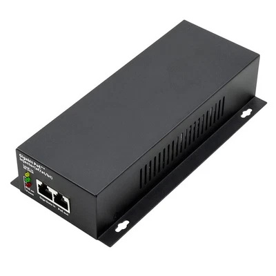 High Power Gigabit PoE++ Injector Adapter, Integrated Power Supply, Convert A...