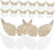 OSALADI 24Pcs Miniature Angel Wings Multi Use Decorative Wings for Costumes Backpacks Crafts and Parties Lightweight Safe Material for Weddings and Celebrations