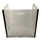 1 x Folding Student Sneeze Guard Desk Divider Clear 22" Wide 18" Sides 23" Tall
