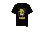 SpongeBob SquarePants Mens Not Afraid to Be Square T-Shirt (Black) - UTNS7238