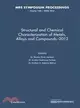 Structural and Chemical Characterization of Metals, Alloys and Compounds, 2012