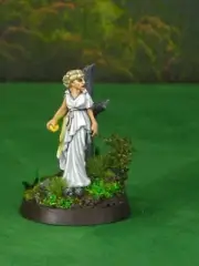 PAINTED REAPER MINIATURES D&D DUNGEONS & DRAGONS FEMALE SORCERESS WIZARD MAGE