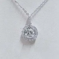 在飛比找Yahoo!奇摩拍賣優惠-送禮禮物禮品 全新品GIA鑽石項鍊 主石80分 G色 VVS