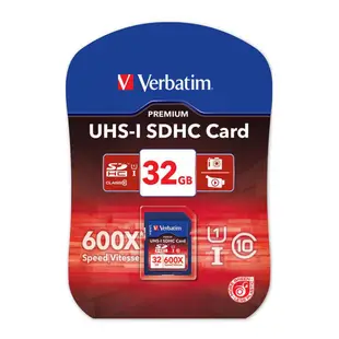 (福利品) Verbatim 威寶 SDHC UHS-I Class 10 32GB 600X(49192)