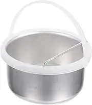IWOWHERO Non Stick Aluminum Wax Melting Pot Hair Removal Waxing Bowl Container for DIY Beauty and Professional Use High Temperature Resistant and Easy to Use Wax Melting Inner Pot