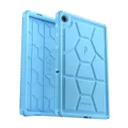 For Galaxy Tab A9+ Plus Case Shockproof Rugged Kids Friendly Cover Light Blue