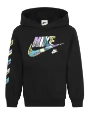 [Nike] Outside The Lines French Terry Pull Over in Black