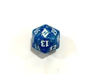 Magic MTG Spindown Counter (D20 Dice/Die) Oct 2015 'Battle For Zendikar - Blue'