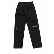 [MASTERMIND] Patchwork Regular Straight Fit Jeans