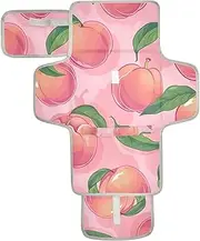 Reusable Changing Table pad with Tissue Pocket Waterproof Changing pad for Baby with Built-in Pillow