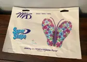 2-butterfly Super Shape Foil Balloon “making The World A Happier Place”