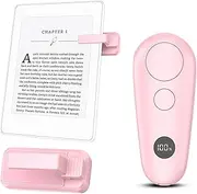 Remote Page Turner for Kindle, RF Remote Control for Kindle Paperwhite Accessories Kobo E-Book ipad Tablets Phone Reading Novels,E-Book Remote Clicker,Pink