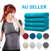 2 or 4 Pcs Large Bath Sheets 100% Cotton Bathroom Shower Body Towel Soft Luxury
