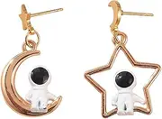 OATIPHO Star Projector Astronaut Earrings Women's Dangle Earrings Statement Design