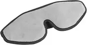 GOOHOCHY 3d Shading Eyepatch Sleep Eye Mask Plush Flannelette Blocks Light Grey for Home Travel Meeting