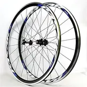 700C Light Weight Road Bike Wheelset Clincher 30mm Rim Brake Only 1650g (Color : Blue)