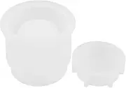 Holibanna Silicone Jar Molds DIY Jar Moulds for Epoxy Casting Silicone Molds Set