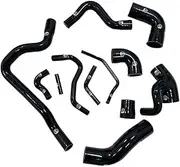 Silicone Boost Turbo Hose Kit Fit for Volvo 850 T-5/T-5R 1993-1997 S70/V70 T5 2.3L Radiator Coolant Pipe(K8-157-012-016 Black)