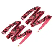 2Pcs PU Tennis Racket Overgrip Non-Slip Grip Tape with Damping Ridges, Red