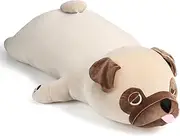 ZPIUU French Bulldog Stuffed Toy,20 inch Pug Big Stuffed Animal Stuffed Dog Soft Pillow Doll, Cute Kawaii Plushies Kids Toys