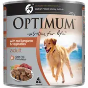 Optimum Adult Kangaroo And Vegetables Wet Dog Food