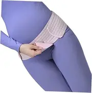 Beavorty Pregnancy Postpartum Care Breathable Abdominal Belt Postpartum Belly Wrap Waist Trainer Back Brace Free Size Relief for Aches Pains