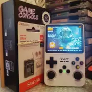 GAME CONSOLE R36S Retro Handheld UPGRADED 128g Retroarch ADULTXX. CUSTOM. USA