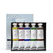 M. Graham 1 2-Ounce Tube Watercolor Paint Basic 5-Color Set by M. Graham Co 102