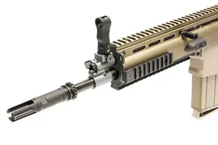 台南 武星級 CYBERGUN SCAR-H MK17 瓦斯槍 黑 授權刻字 ( BB槍模型槍狙擊槍卡賓槍M4 M16