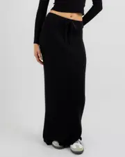 [Mooloola] Mooloola Women's Alara Maxi Skirt in Black 0 Black