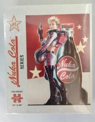 Fallout Nuka Cola Puzzle NEW SEALED (750 Pieces, 18" x 24") BETHESDA USAOPOLY