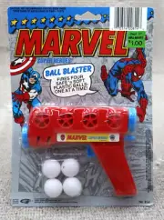Vintage 1990 Marvel Super Heroes Ball Blaster - Comics Spider Man
