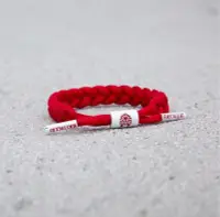 在飛比找Yahoo!奇摩拍賣優惠-Rastaclat雷獅特手環fire紅白色