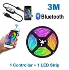 LED Strip Light Waterproof RGB USB Bluetooth Music Remote Control Lamp Home Club