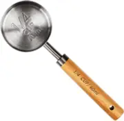 Malmo Measuring Cup with Wooden Handle, 1/4 Cup Titanium-Plating 60 Ml Stainless